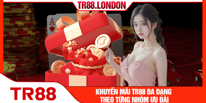 Khuyến mãi TR88 đa dạng theo từng nhóm ưu đãi
